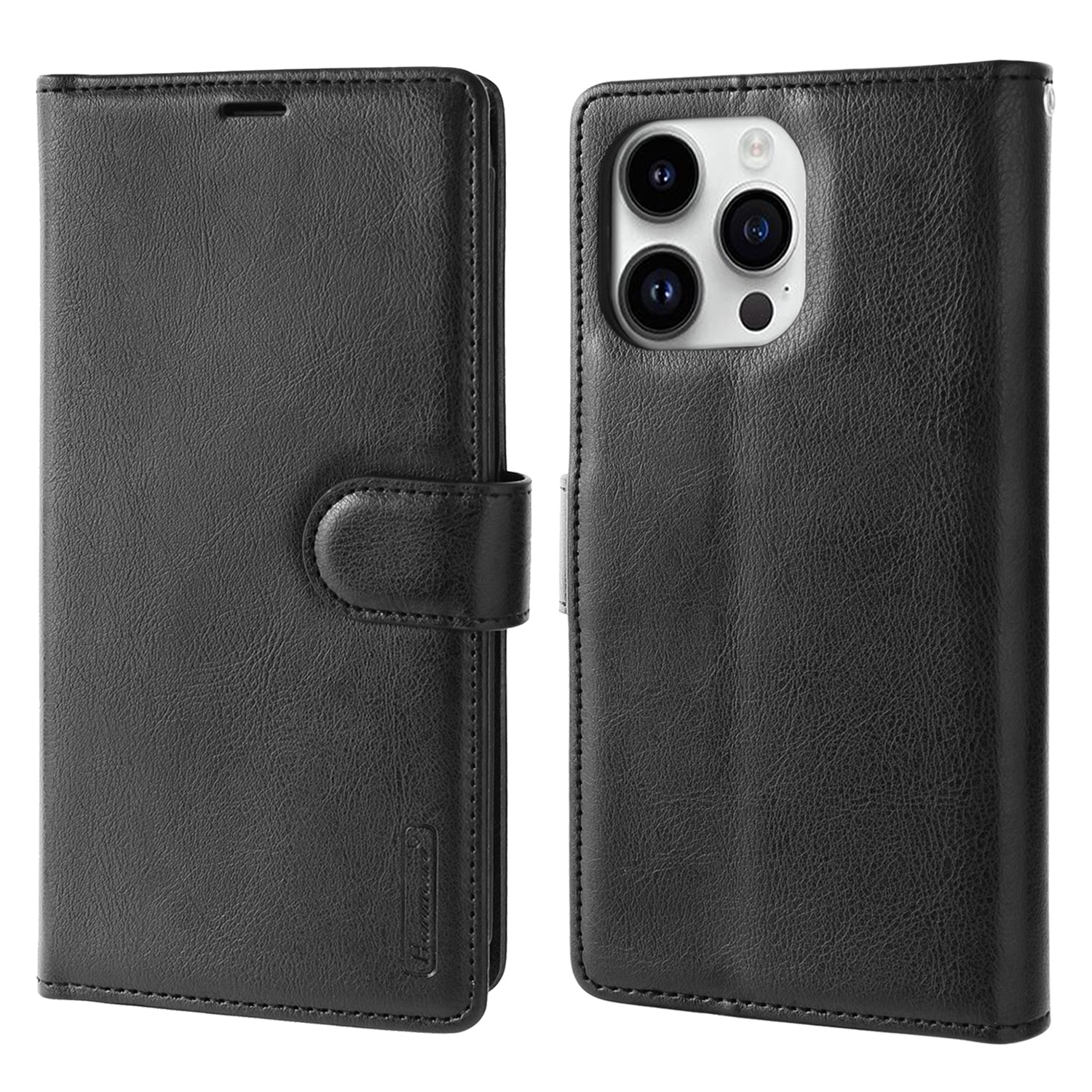 HANMAN Mila Series Phone Wallet Case for iPhone 12/12 Pro 6.1 inch Shockproof PU Leather Stand Cover HANMAN Mila Series Phone Wallet Case for iPhone 12/12 Pro 6.1 inch Shockproof PU Leather Stand Cover